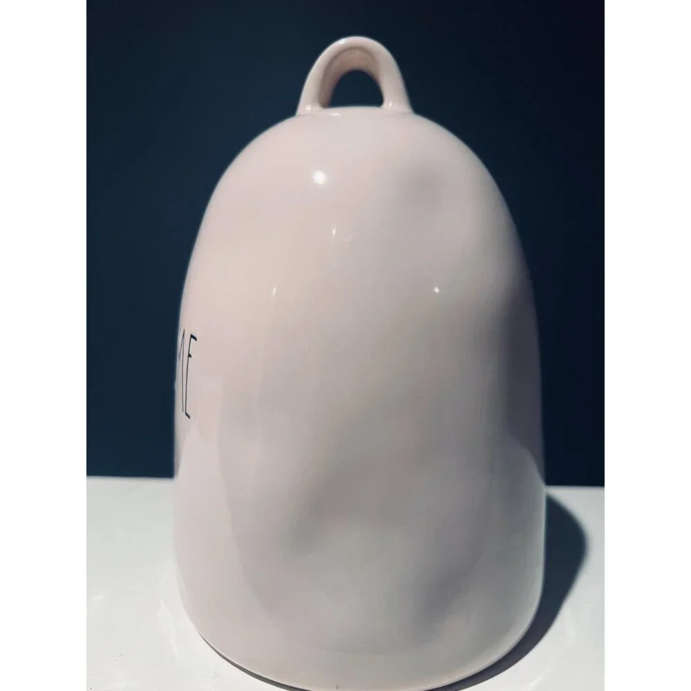 Rae Dunn “Dome Sweet Dome” Birdhouse – Blush Pink Ceramic Farmhouse Collectible